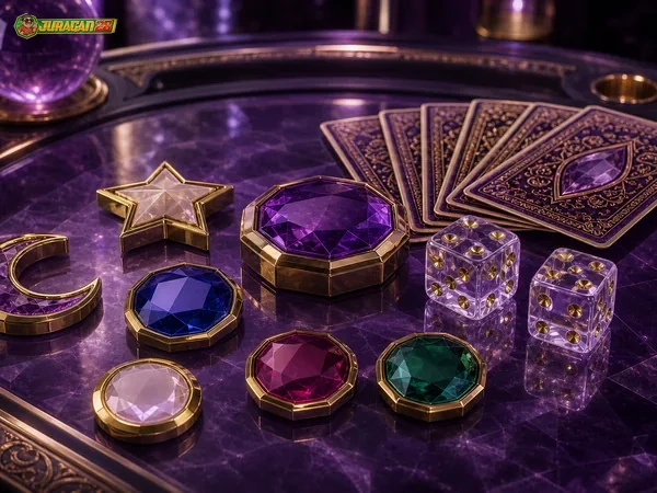 Contoh hasil tangan Joker Poker dengan peluang kombinasi bernilai tinggi